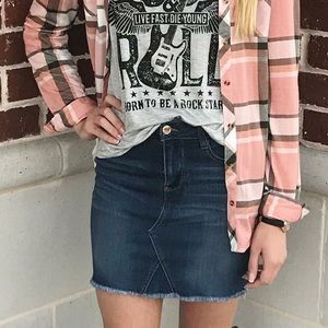 ***SOLD***  Denim Mini Skirt